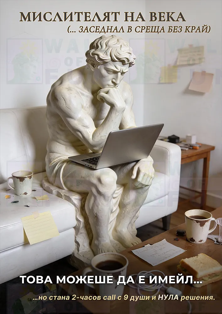 Мислителят: Заседнал в среща